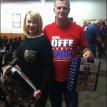 Mike & Shelia Offe donating items to the Christmas in Houston drive.%uFEFF